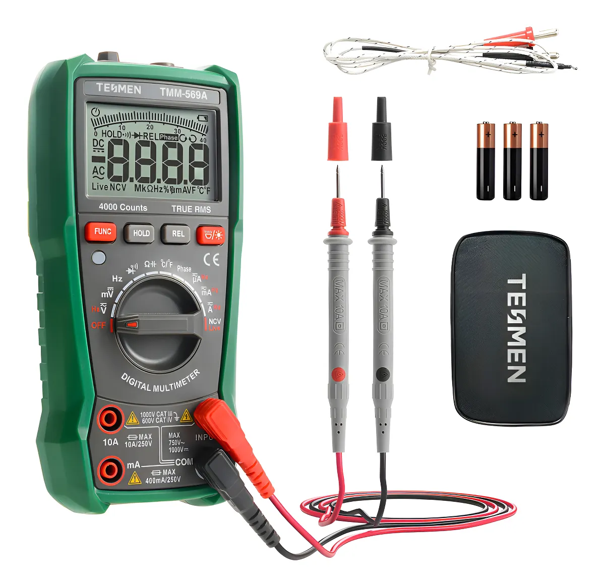 Tesmen Multimetro Digital Tmm-569a Trms 4000